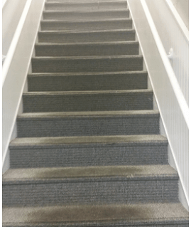 Before Stair Tread Replacement Central Illinois