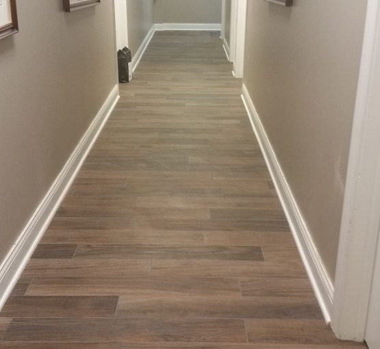 Wood-looking Ceramic Tile - Central Illinois Commercial Flooring Inc.